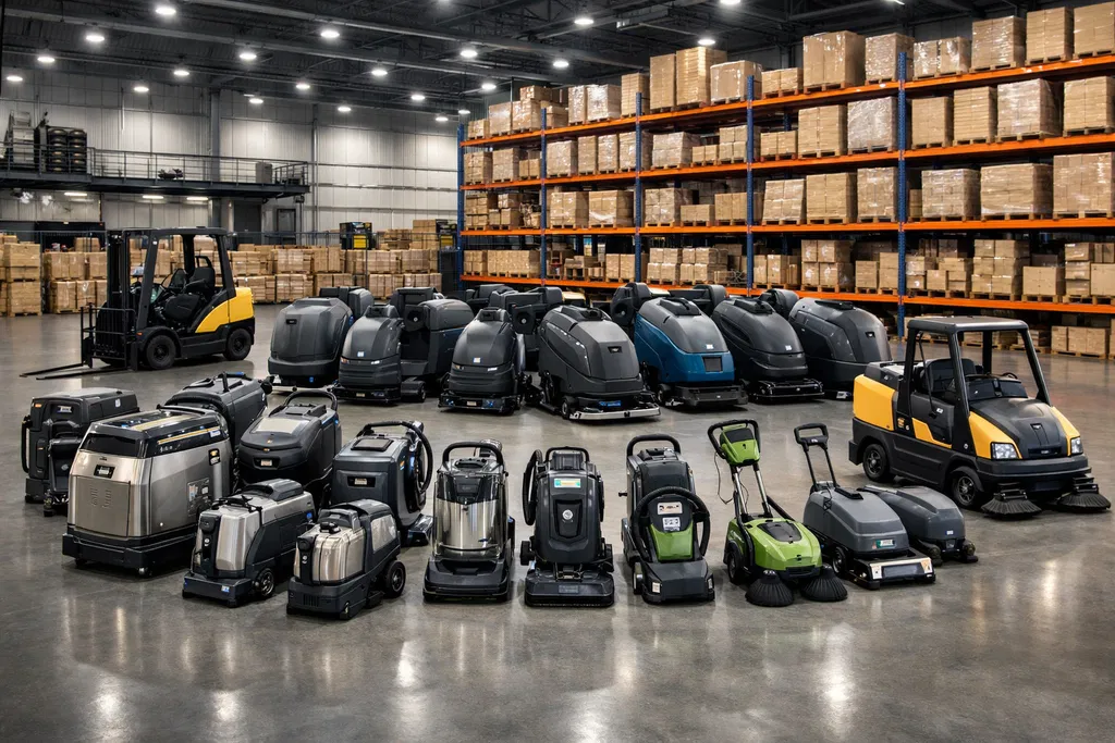 Frota de equipamentos para locação